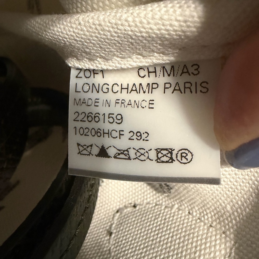 Longchamp Panier Pliage XS Handbag (10206) in Natural Khaki - Picture 6 of 8